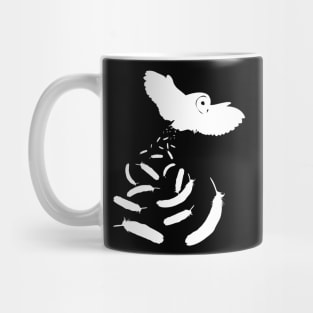 Cute Snowy Owl In Feathers For Nature Lovers Mug